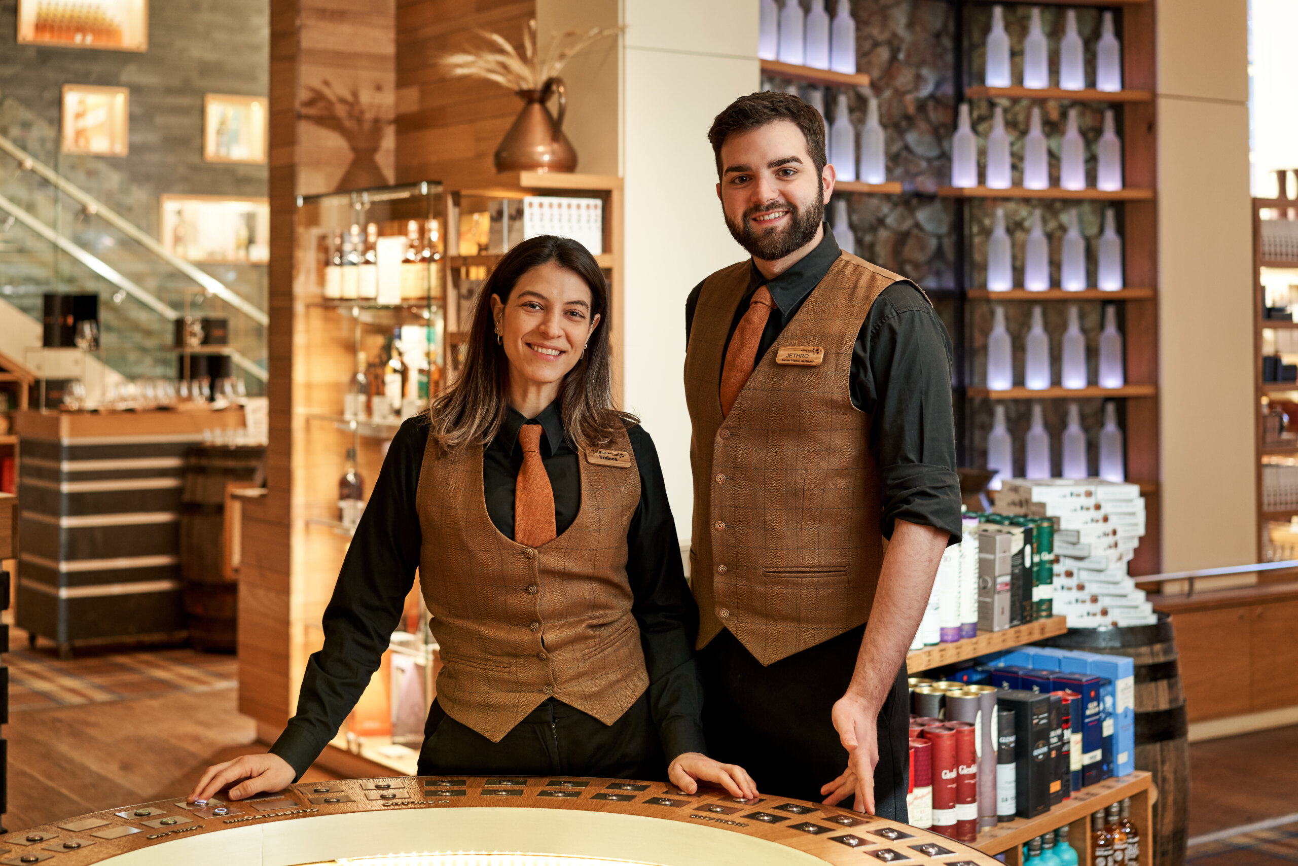 Tour Guides at The Scotch Whisky Experience